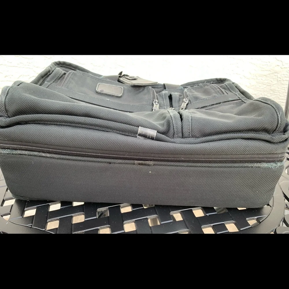 Tumi Ballistic Nylon Alpha Expandable Organizer Laptop Brief